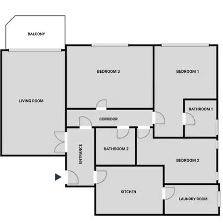 아파트 Galvany 3br W Balcony Bcn-98 *
